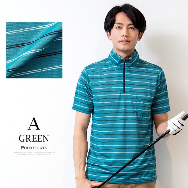 人気アイテム ゴルフウェア 半袖 メンズ[品番：HMLM0000365]｜GENELESS メンズウェア