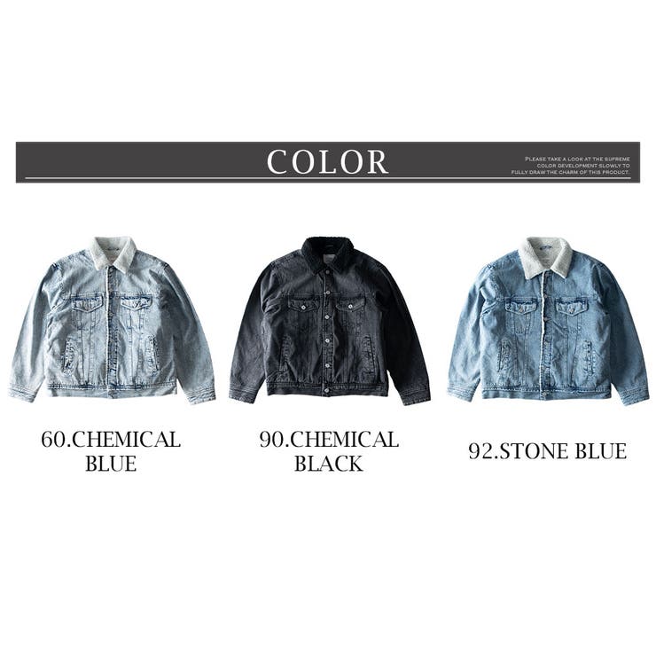 デニムジャケット メンズ 裏ボア ジージャン Gジャン デニム アウター | GENELESS | 詳細画像14 