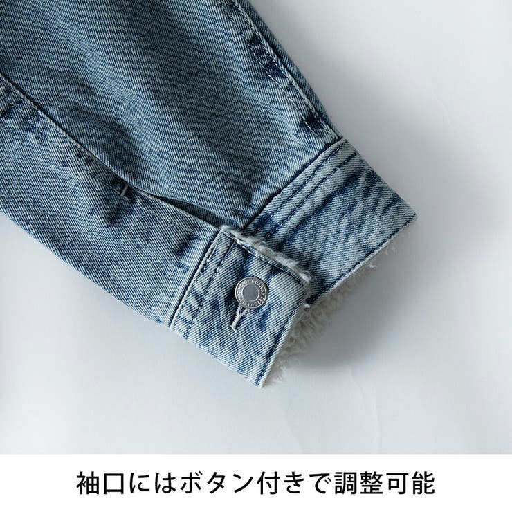 デニムジャケット メンズ 裏ボア ジージャン Gジャン デニム アウター | GENELESS | 詳細画像18 