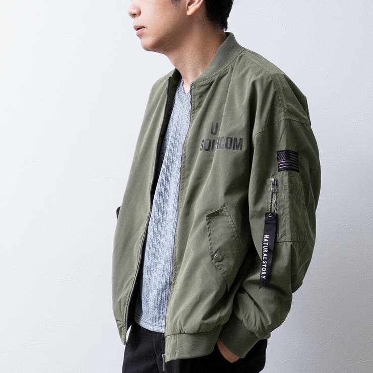 MA-1 メンズ アウター ワッペン ミリタリージャケット ma-1 | GENELESS | 詳細画像9 