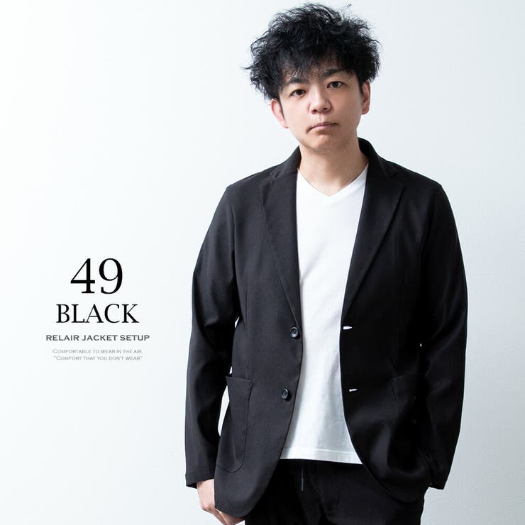 セットアップ メンズ テーラード ジャケット 洗えるスーツ 接触冷感 超伸縮 | GENELESS | 詳細画像13 