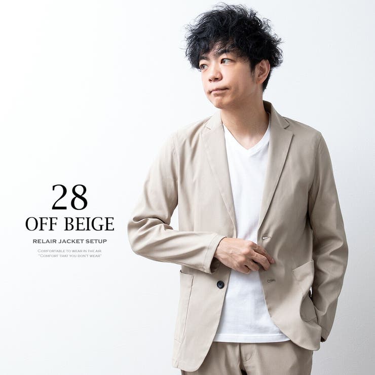 セットアップ メンズ テーラード ジャケット 洗えるスーツ 接触冷感 超伸縮 | GENELESS | 詳細画像25 