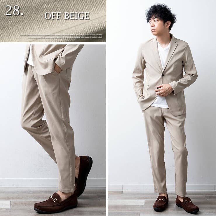 セットアップ メンズ テーラード ジャケット 洗えるスーツ 接触冷感 超伸縮 | GENELESS | 詳細画像26 