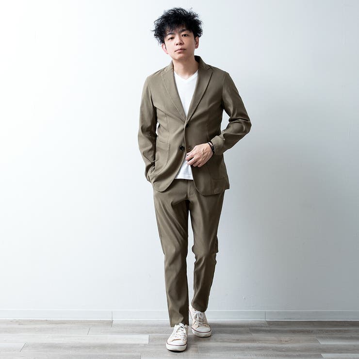 セットアップ メンズ テーラード ジャケット 洗えるスーツ 接触冷感 超伸縮 | GENELESS | 詳細画像33 