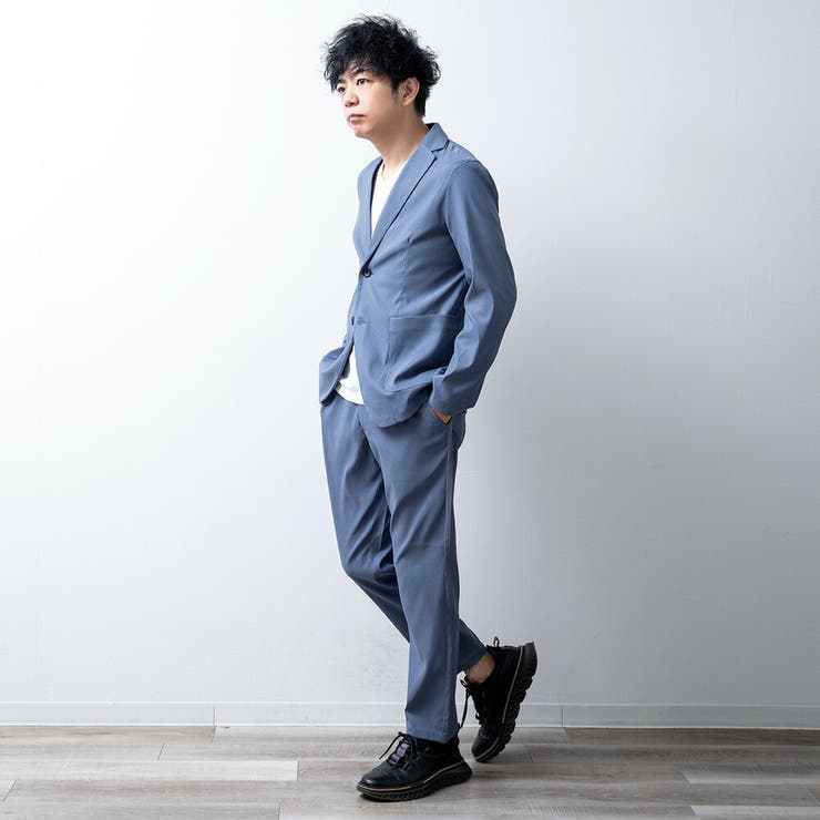 セットアップ メンズ テーラード ジャケット 洗えるスーツ 接触冷感 超伸縮 | GENELESS | 詳細画像39 