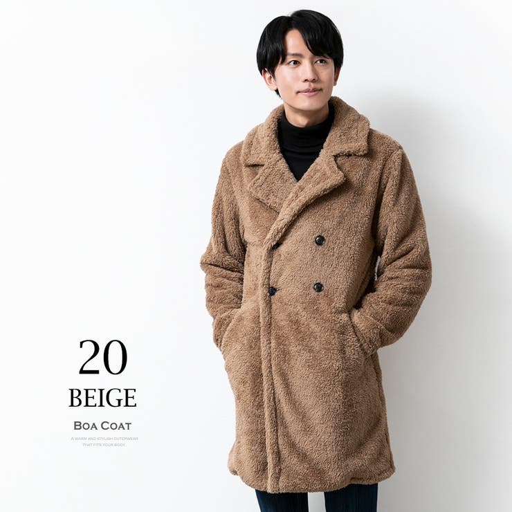 ピーコート メンズ ボア[品番：HMLM0000494]｜GENELESS（ジェネレス