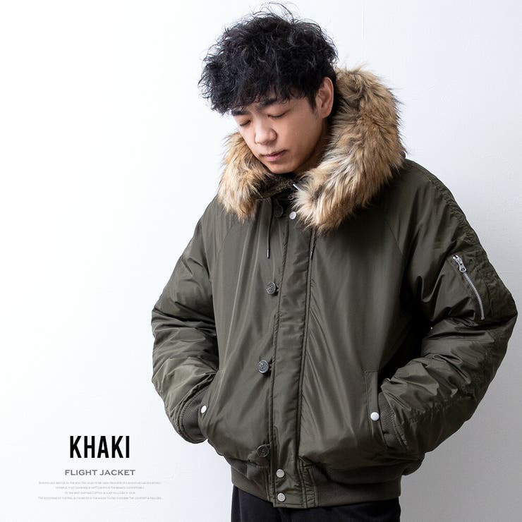 ミリタリージャケット メンズ N-2B ゆったり ミリタリー ジャケット | GENELESS | 詳細画像15 