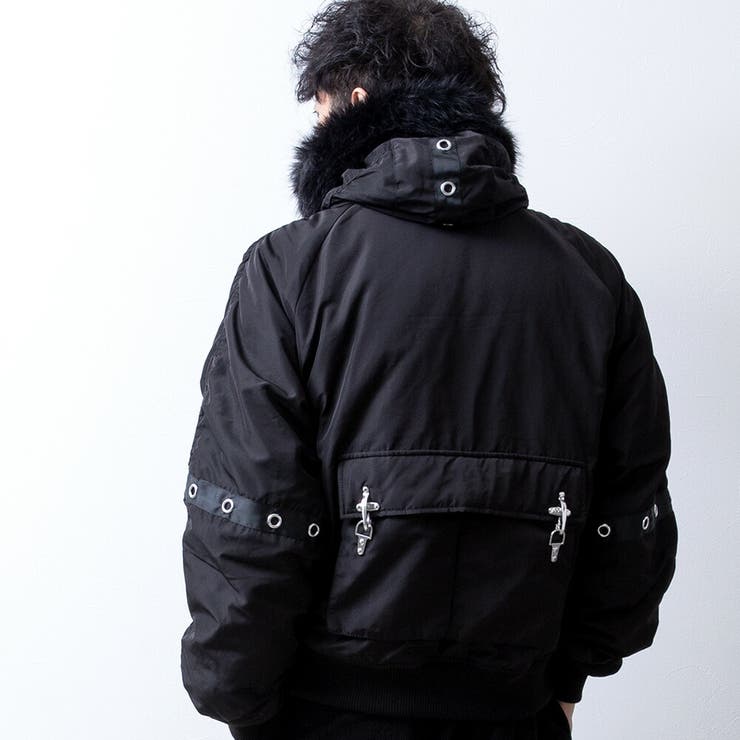 N2-B ミリタリージャケット メンズ ゆったり アイレットデザイン | GENELESS | 詳細画像12 