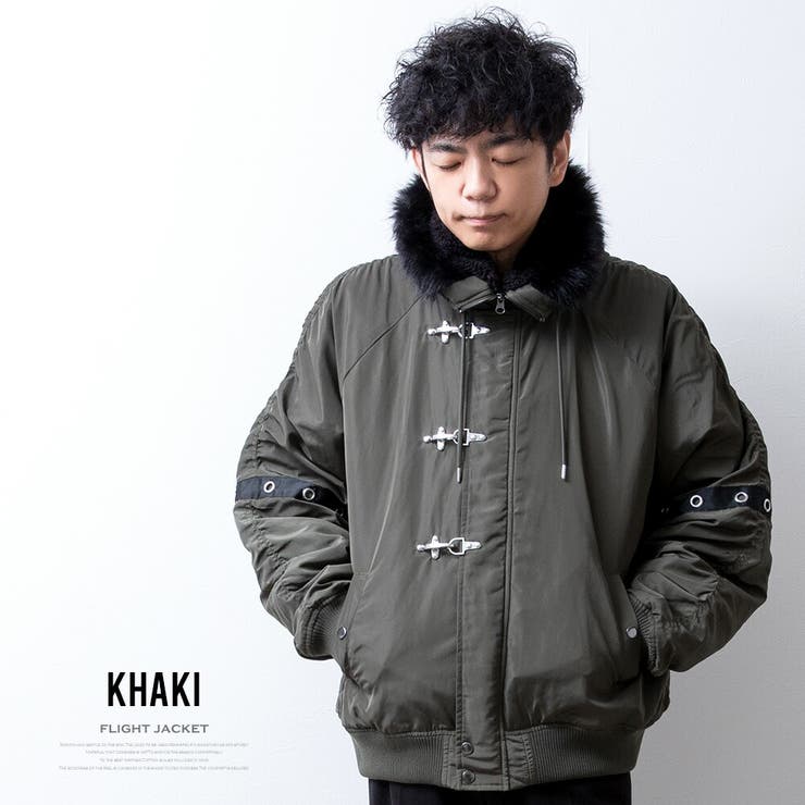 N2-B ミリタリージャケット メンズ ゆったり アイレットデザイン | GENELESS | 詳細画像13 