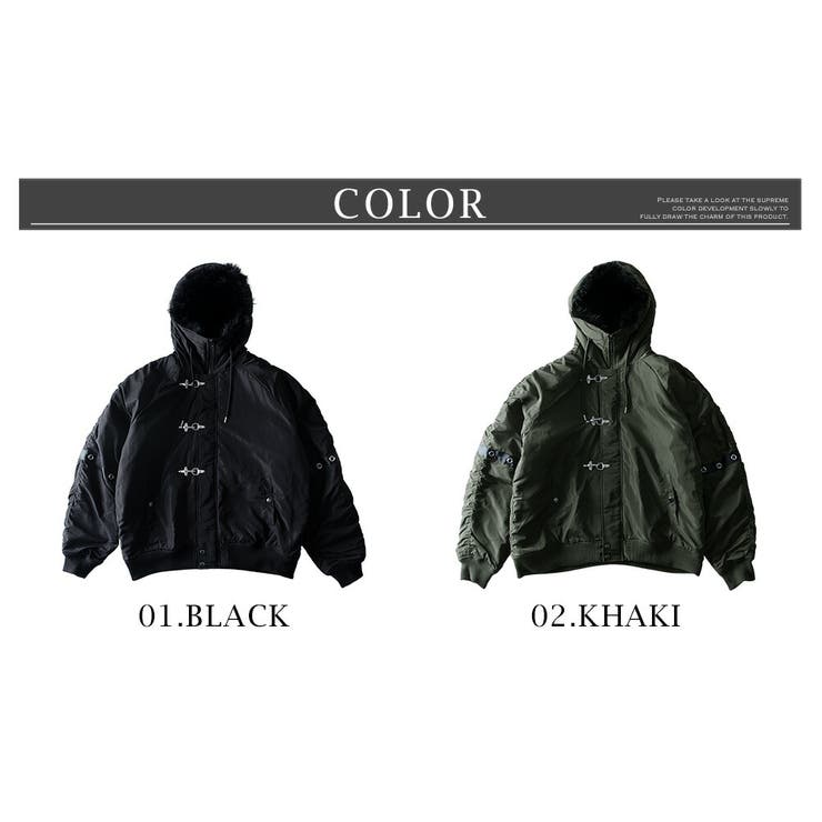 N2-B ミリタリージャケット メンズ ゆったり アイレットデザイン | GENELESS | 詳細画像16 