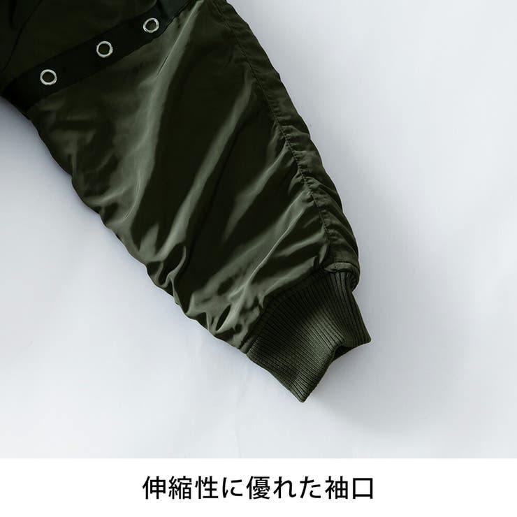 N2-B ミリタリージャケット メンズ ゆったり アイレットデザイン | GENELESS | 詳細画像19 