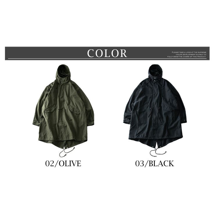 モッズコート メンズ 秋 冬 アウター ミリタリージャケット ロング ブルゾン | GENELESS | 詳細画像13 