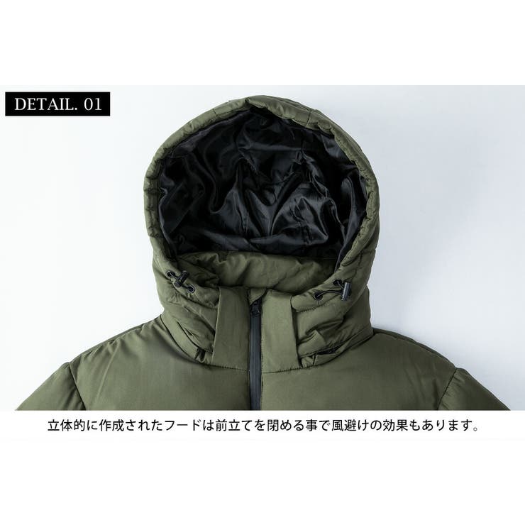 ファイバー ダウンジャケット メンズ 中綿 ジャケット アウター ジャンパー | GENELESS | 詳細画像9 