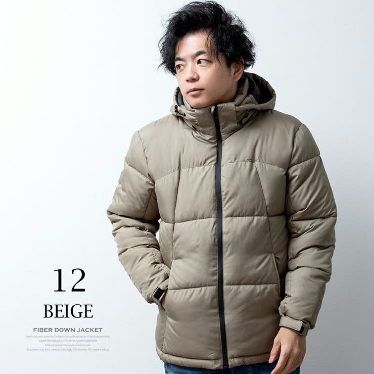 ファイバー ダウンジャケット メンズ 中綿 ジャケット アウター ジャンパー | GENELESS | 詳細画像18 