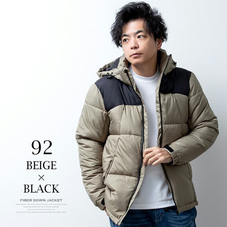 ファイバー ダウンジャケット メンズ 中綿 ジャケット アウター ジャンパー | GENELESS | 詳細画像21 