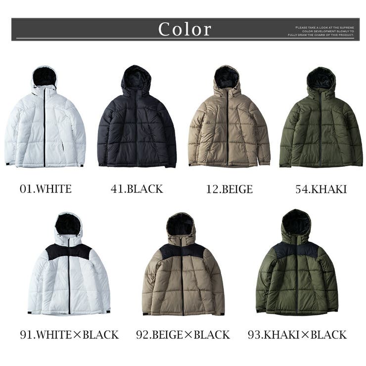 ファイバー ダウンジャケット メンズ 中綿 ジャケット アウター ジャンパー | GENELESS | 詳細画像23 