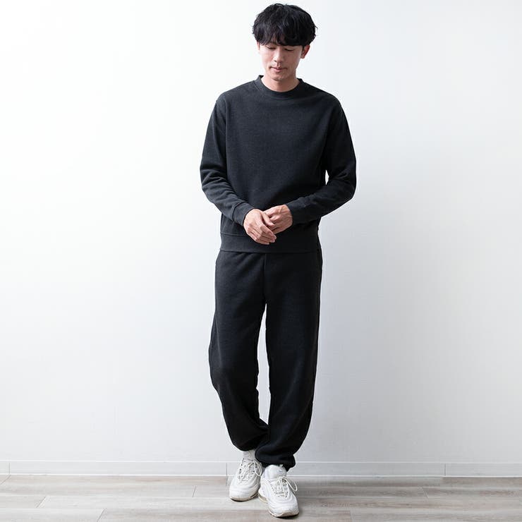 セットアップ メンズ スウェット トレーナー 裏起毛 暖かい 上下セット 秋冬 | GENELESS | 詳細画像13 