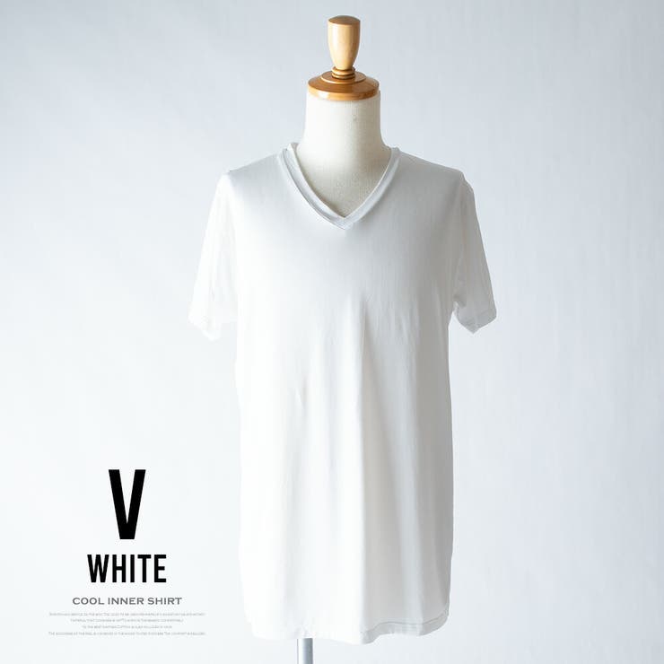 インナー メンズ 接触冷感 下着 半袖 ノースリーブ アイス インナーtシャツ | GENELESS | 詳細画像10 