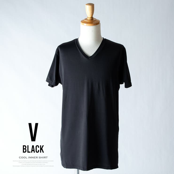 インナー メンズ 接触冷感 下着 半袖 ノースリーブ アイス インナーtシャツ | GENELESS | 詳細画像12 