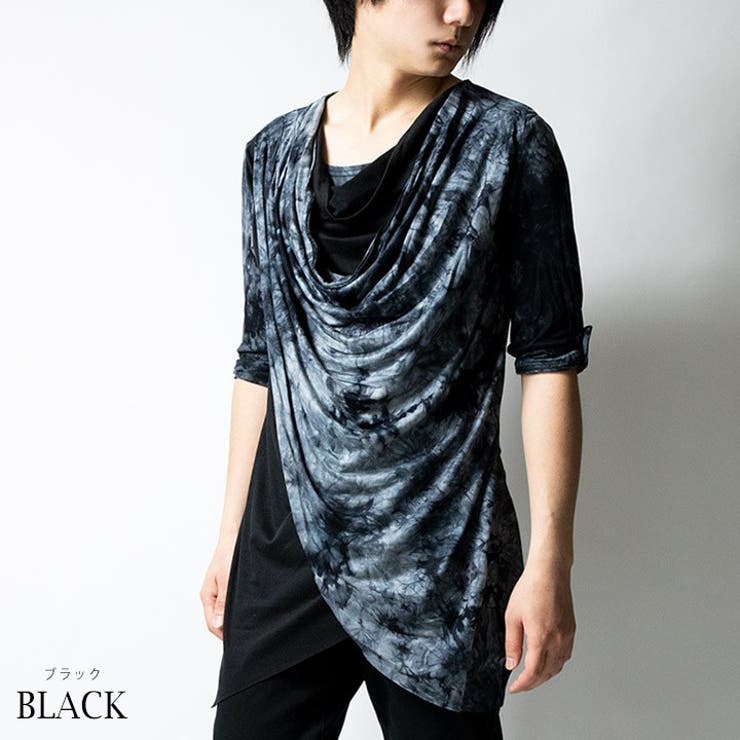 ドレープ Tシャツ メンズ[品番：HMLM0000023]｜GENELESS