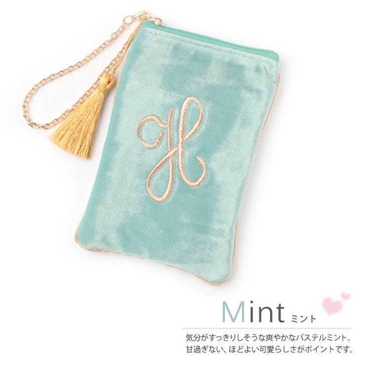 ポーチ イニシャルポーチ タッセル付き 品番 Zy Girl ガール のレディースファッション通販 Shoplist ショップリスト