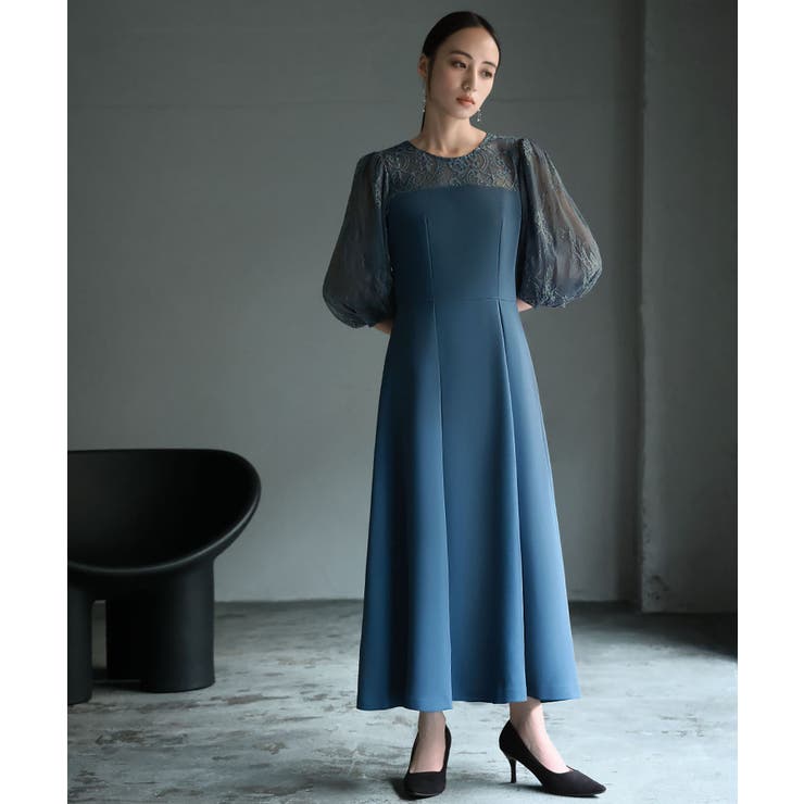 GIRL DRESS FOR NOW パーティードレス 結婚式 ワンピース レース