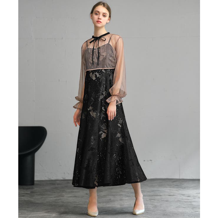 パーティードレス ロング 結婚式[品番：ZY000003918]｜GIRL（ガール）のレディースファッション通販｜SHOPLIST（ショップリスト）