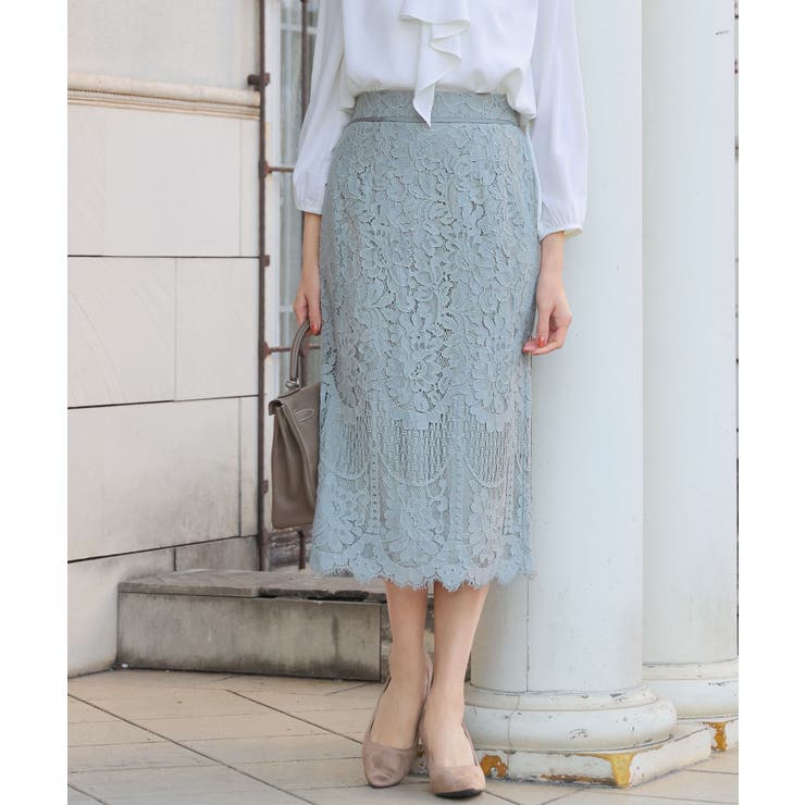 グレージュ | スカート ロング ミモレ丈 | GIRL