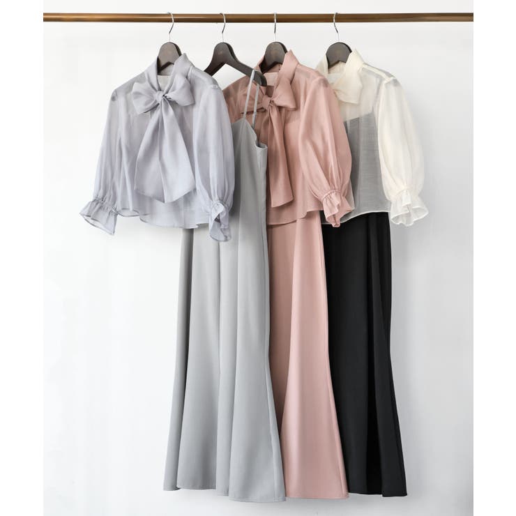 GIRLオケージョンドレスLサイズ美品 パーティードレス 結婚式 ワンピース[品番：ZY000004089]｜GIRL