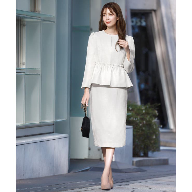 スーツ レディース ブラックフォーマルスーツ[品番：ZY000004115