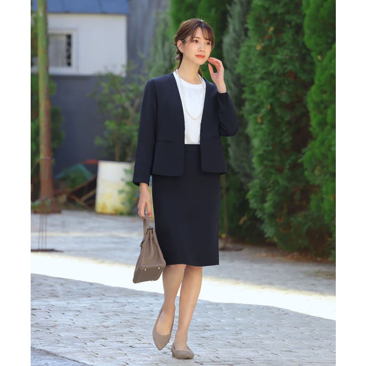 Amazon | [アウニイ] セレモニースーツ ママ レディース 3点