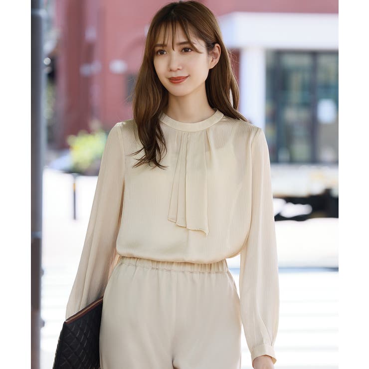 ベージュ | ブラウス レディース オフィス | GIRL