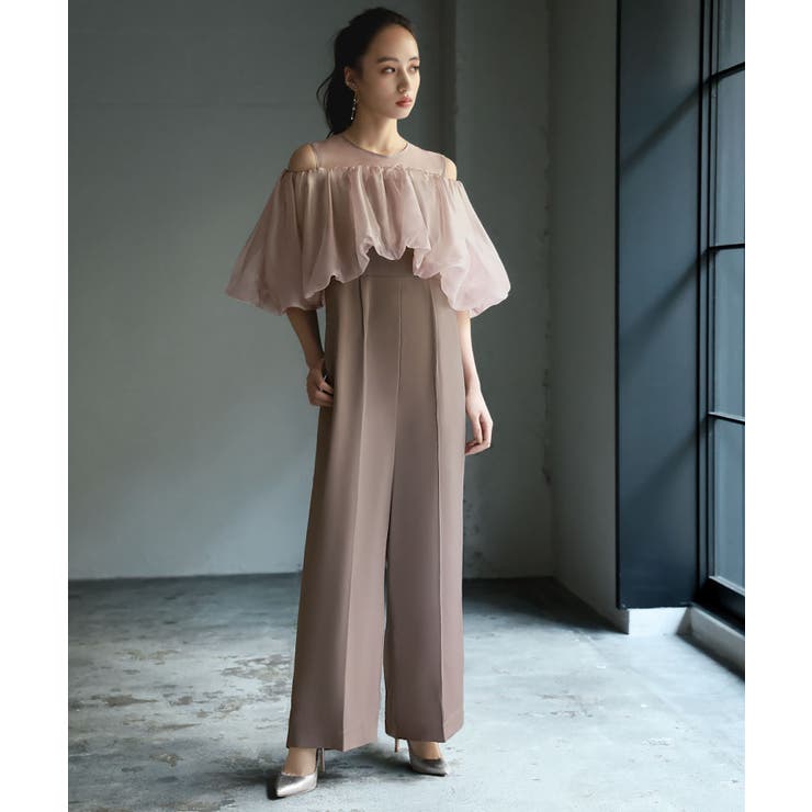 【NEW】ガール（GIRL）/結婚式 パンツドレス パーティードレス 結婚式 パンツドレス[品番：ZY000004133]｜GIRL