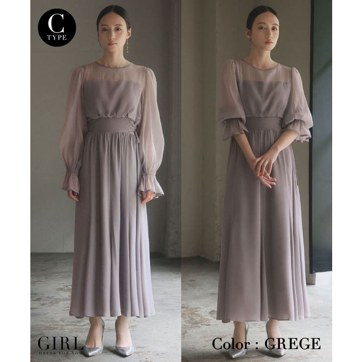 パーティードレス 結婚式 ワンピース[品番：ZY000003535]｜GIRL