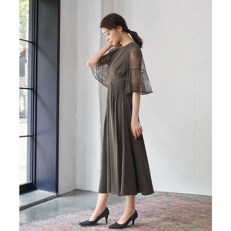 GIRL パーティドレス ワンピース カーキ 新品