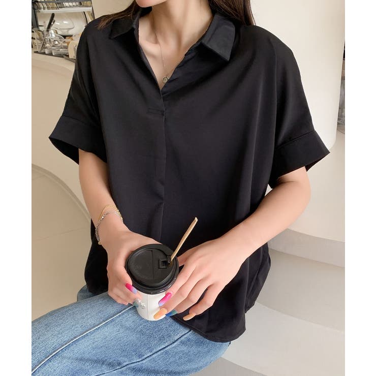 ブラック | ブラウス レディース オフィス | GIRL