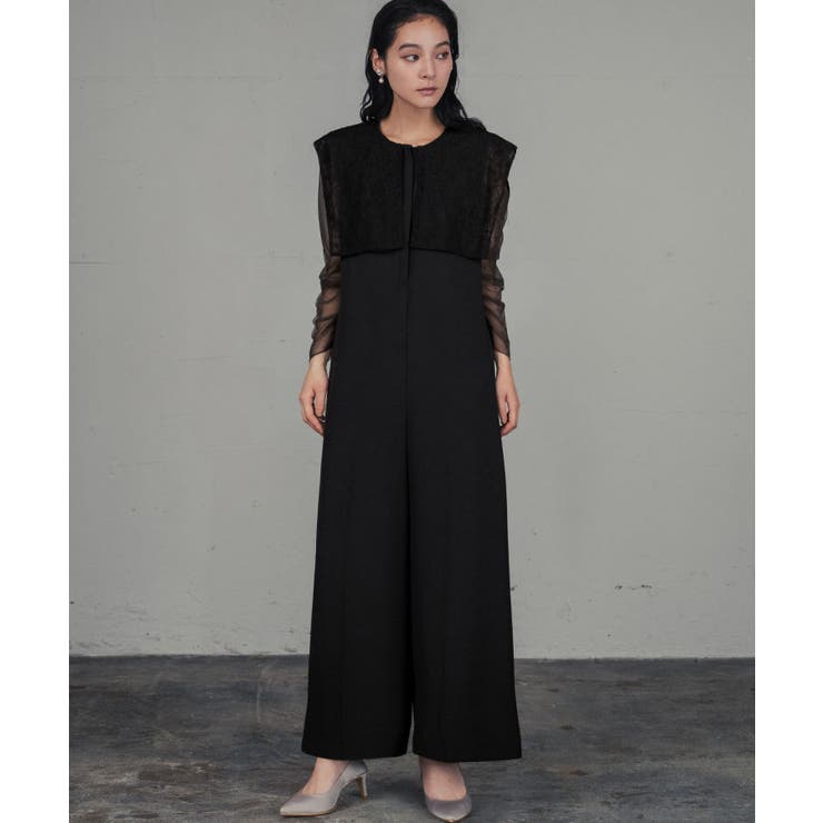 ブラック | パーティードレス 結婚式 パンツドレス | GIRL