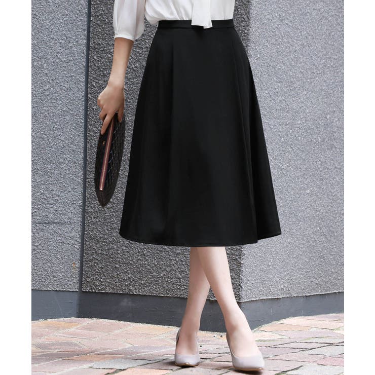 0006 TO BE CHIC トゥービーシック ひざ丈スカート 三陽商会