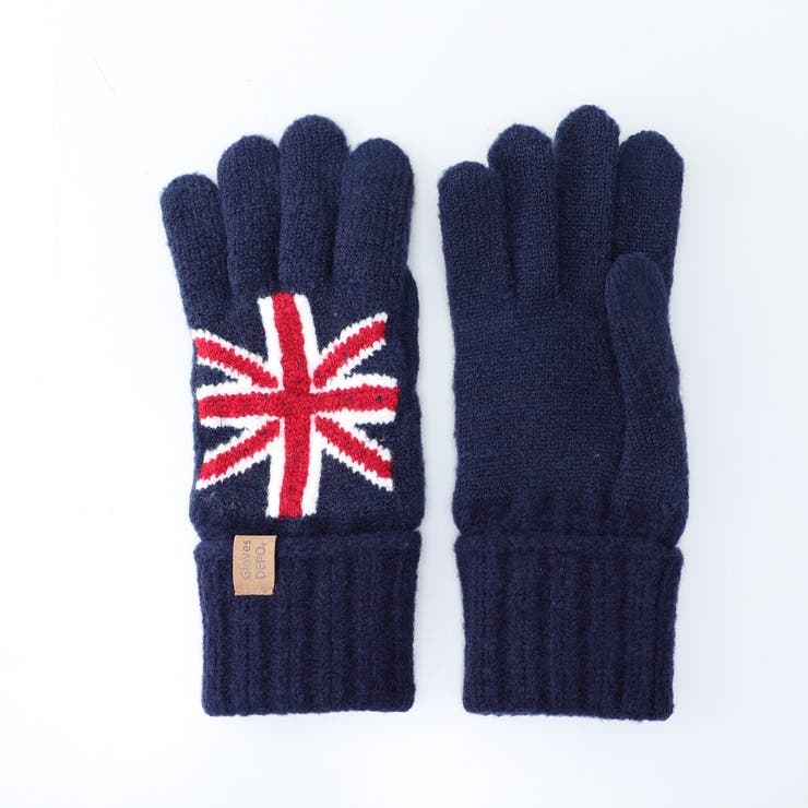 ネイビー（ユニオンジャック） | プレミアシュークリーム糸 高品質 日本製 | GlovesDEPO