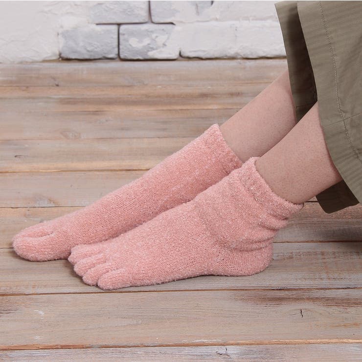 てぶくろ屋さんがつくった「モコモコ５本指ソックス ゆったり派シングル | GlovesDEPO | 詳細画像1 