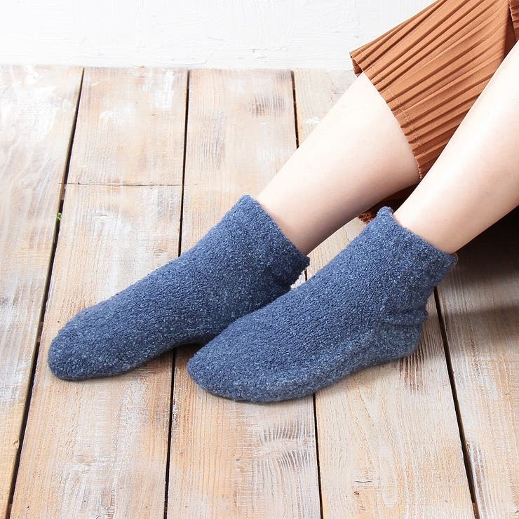 てぶくろ屋さんがつくった「モコモコ先丸ソックス ゆったり派シングル ショートタイ… | GlovesDEPO | 詳細画像1 