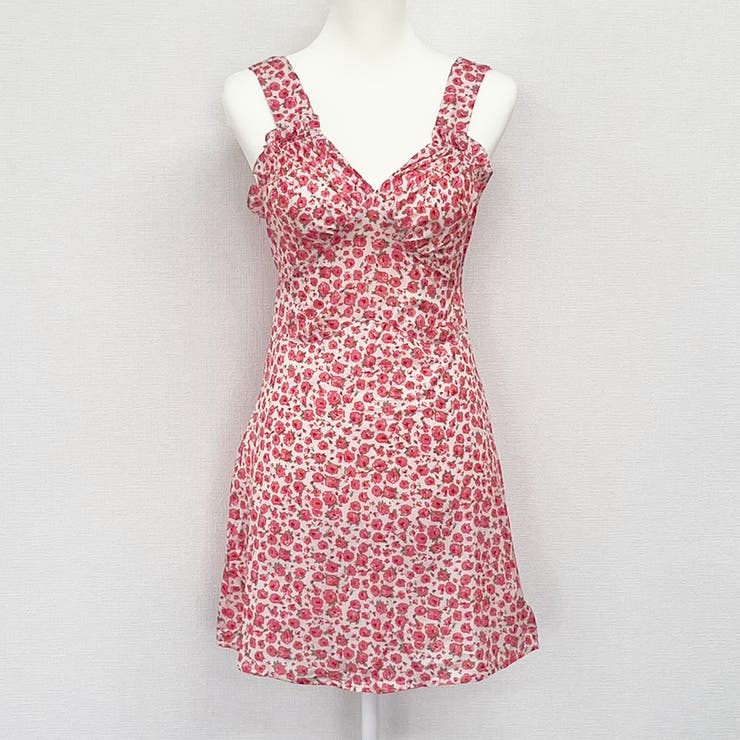 Vネック花柄フリルワンピース 10335 | G&L Style | 詳細画像10 