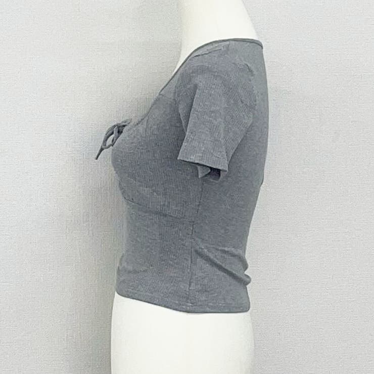 フロントリボンリブ半袖Tシャツ 10358 | G&L Style | 詳細画像15 