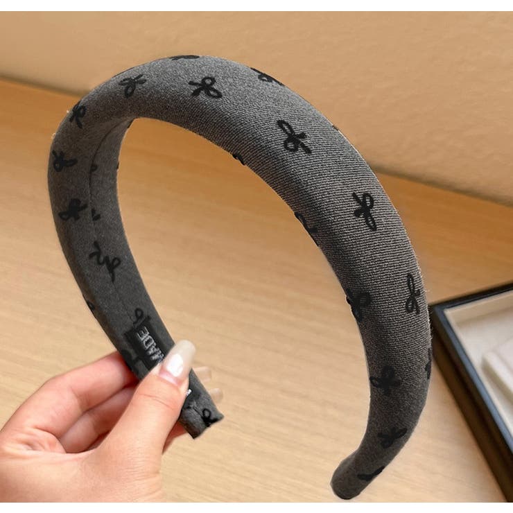 グレーA | 6種 総柄カチューシャ 10436 | G&L Style