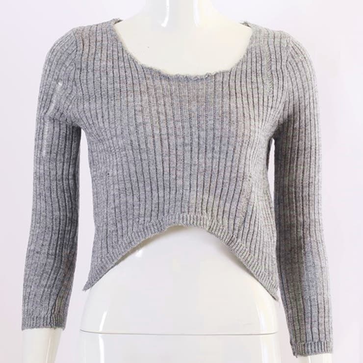 ダメージ加工リブニットトップス 10081 | G&L Style | 詳細画像9 