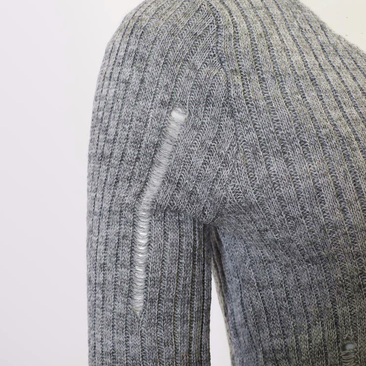 ダメージ加工リブニットトップス 10081 | G&L Style | 詳細画像11 