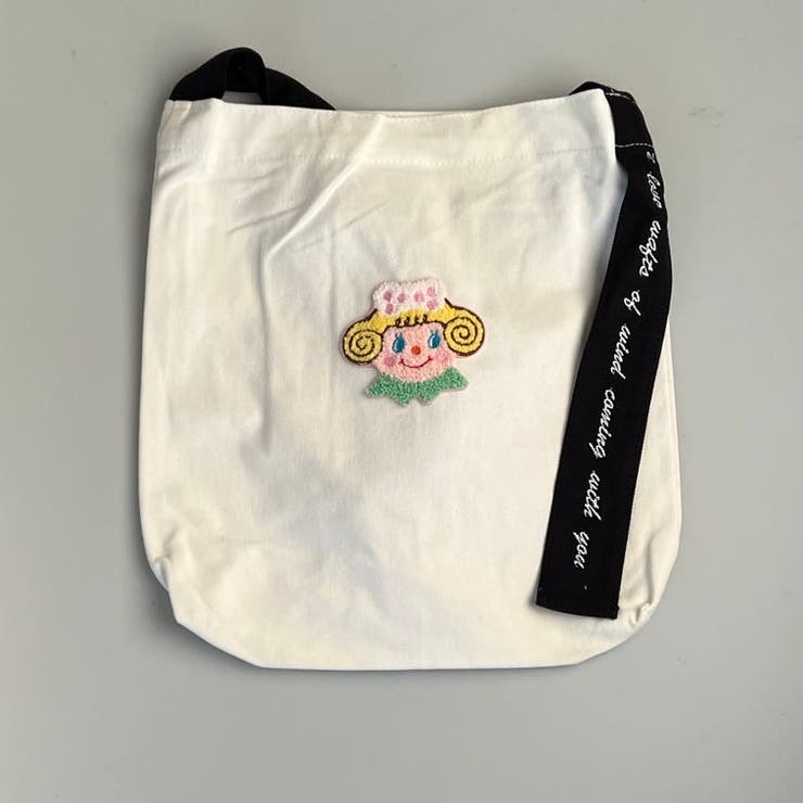 ワンポイントワッペンショルダーバッグ 10182[品番：XB000010457