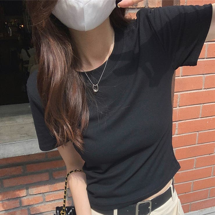 ショート丈ベーシックTシャツ 10256 | G&L Style | 詳細画像7 