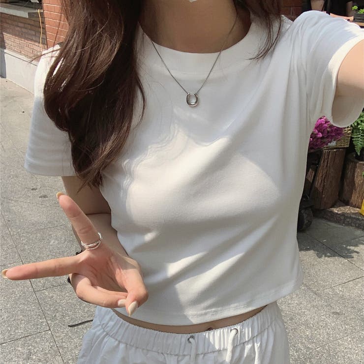 ショート丈ベーシックTシャツ 10256 | G&L Style | 詳細画像23 