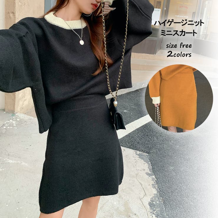 ハイゲージニットミニスカート 10287 | G&L Style | 詳細画像1 